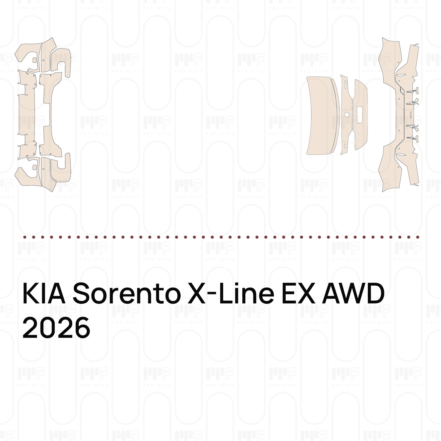 PPF precortado KIA Sorento X-Line EX AWD 2026