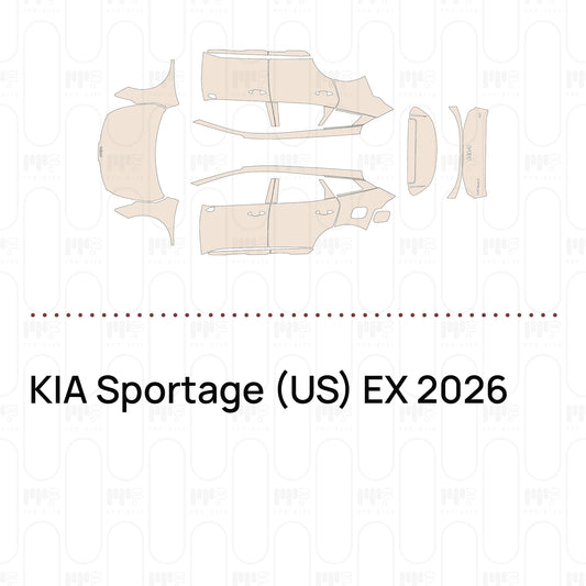 PPF precortado KIA Sportage (US) EX 2026
