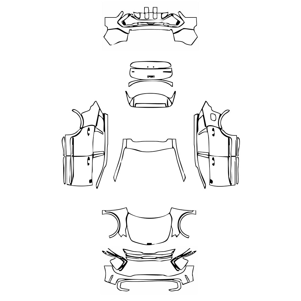 Pre-Cut PPF KIA Sportage (US) X-Line 2023 - PPF-Kits
