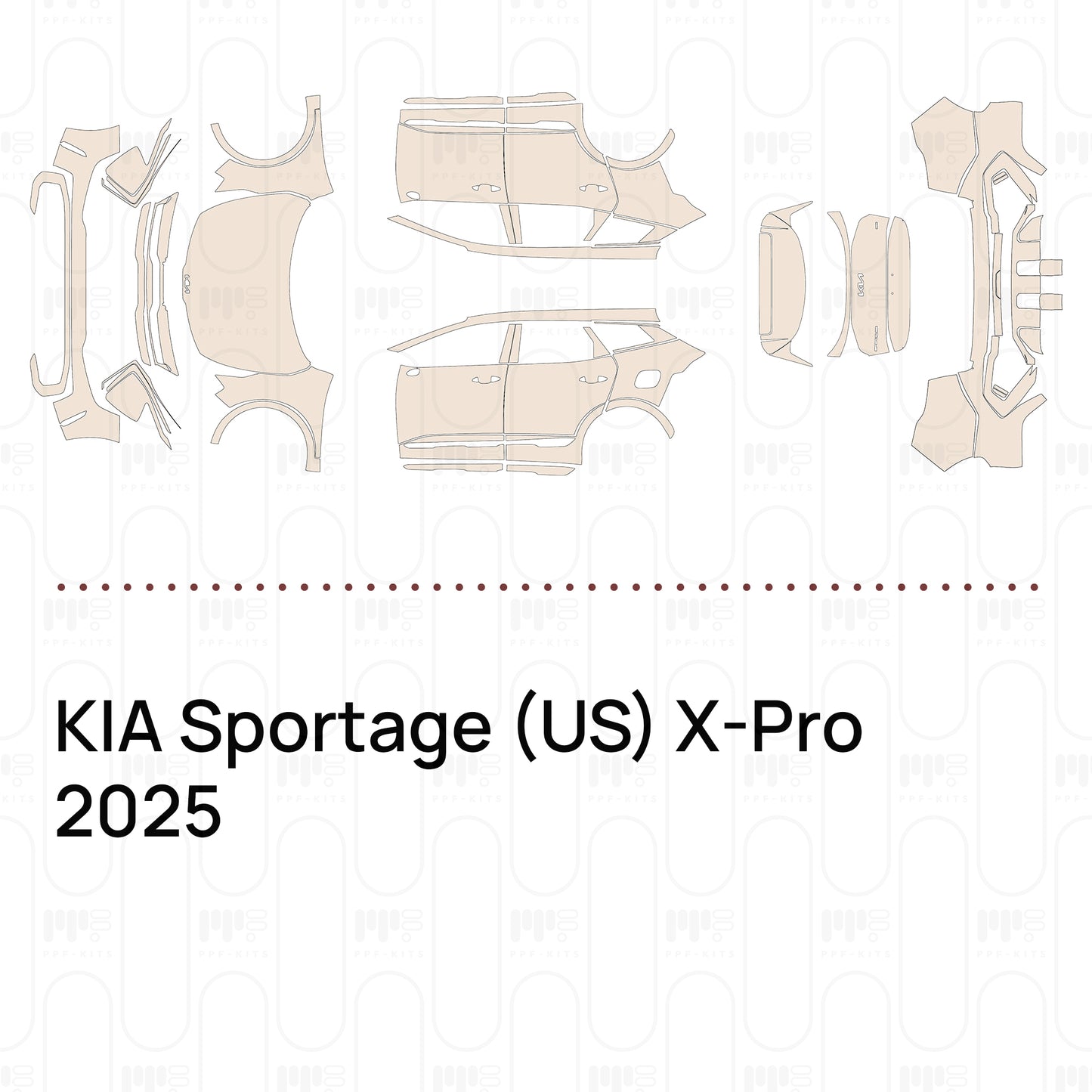 Pre-Cut PPF KIA Sportage (US) X-Pro 2025