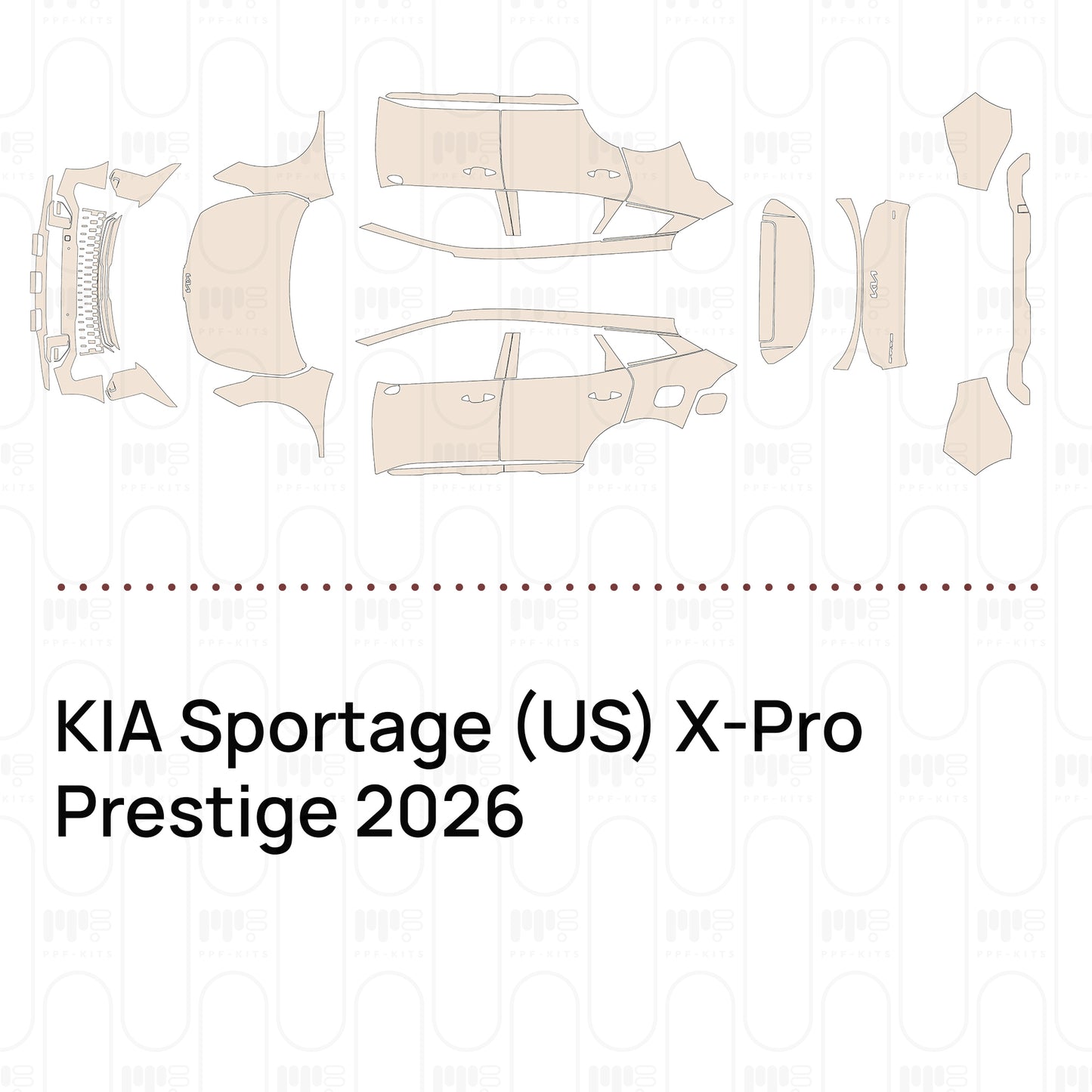 PPF precortado KIA Sportage (US) X-Pro Prestige 2026