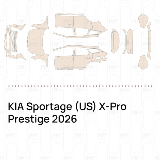 PPF precortado KIA Sportage (US) X-Pro Prestige 2026