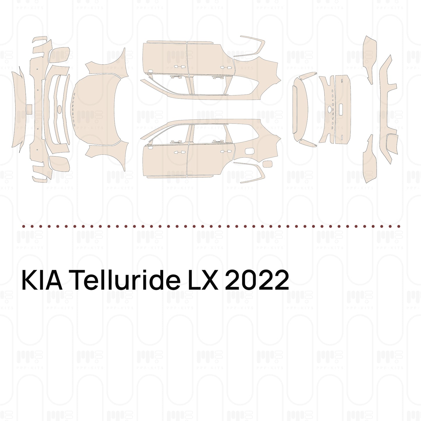 PPF precortado KIA Telluride LX 2022