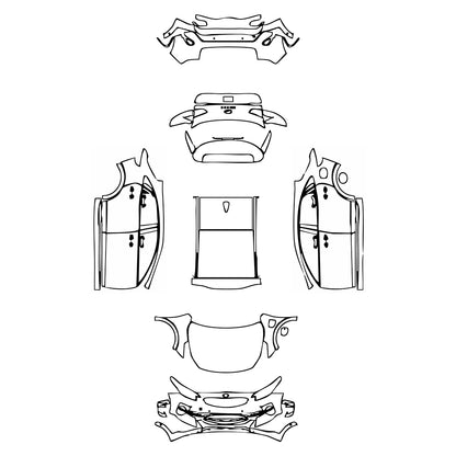 Pre-Cut PPF KIA Xceed (EU) Base 2023 - PPF-Kits