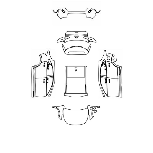 Pre-Cut PPF KIA Xceed (EU) GT-Line 2021 - PPF-Kits