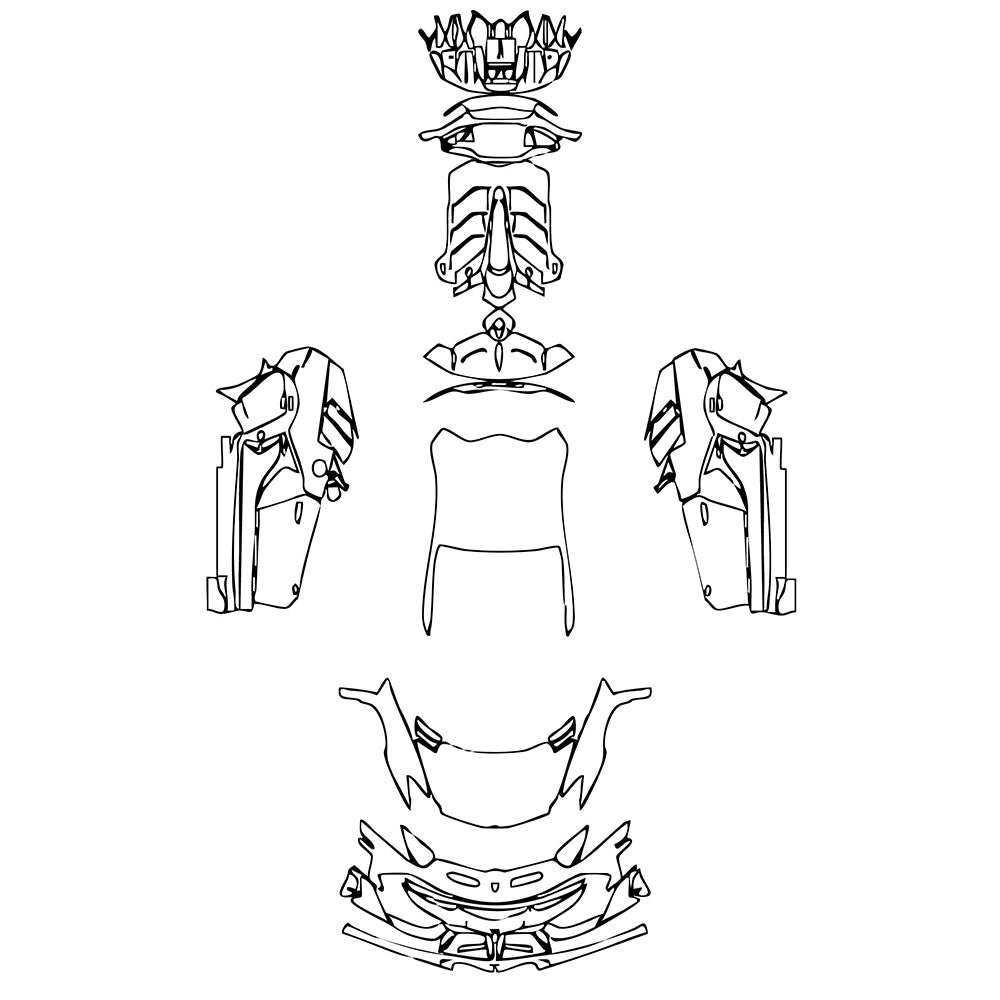 Pre-Cut PPF Lamborghini Aventador Avendator SVJ 63 Coupe 2023 - PPF-Kits