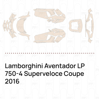 PPF precortado Lamborghini Aventador LP 750-4 Superveloce Coupe 2016