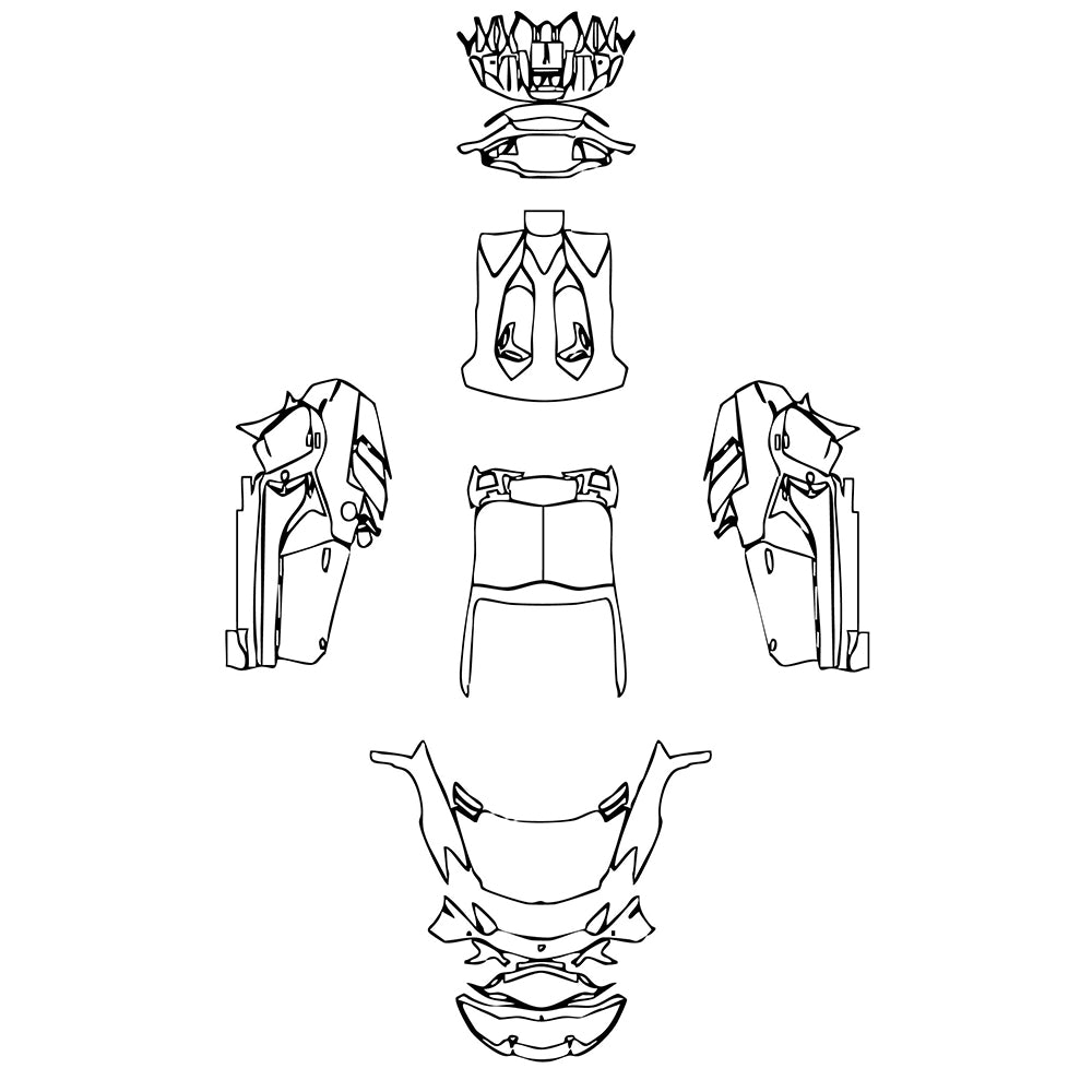 Pre-Cut PPF Lamborghini Aventador LP 780-4 Ultimae Roadster 2023 - PPF-Kits