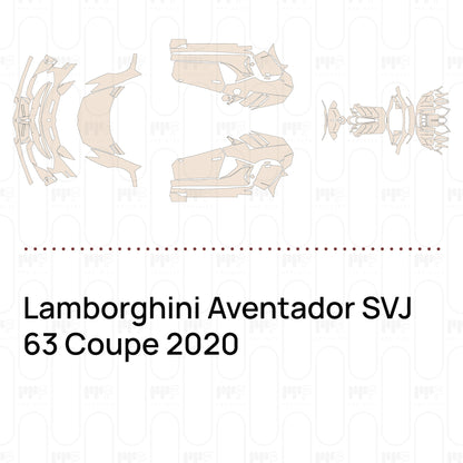 Pre-Cut PPF Lamborghini Aventador SVJ 63 Coupe 2020