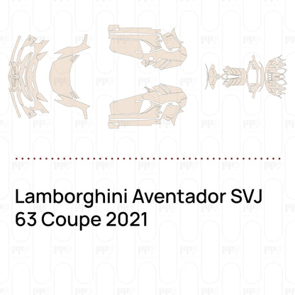 PPF precortado Lamborghini Aventador SVJ 63 Coupe 2021