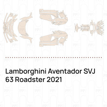 PPF precortado Lamborghini Aventador SVJ 63 Roadster 2021