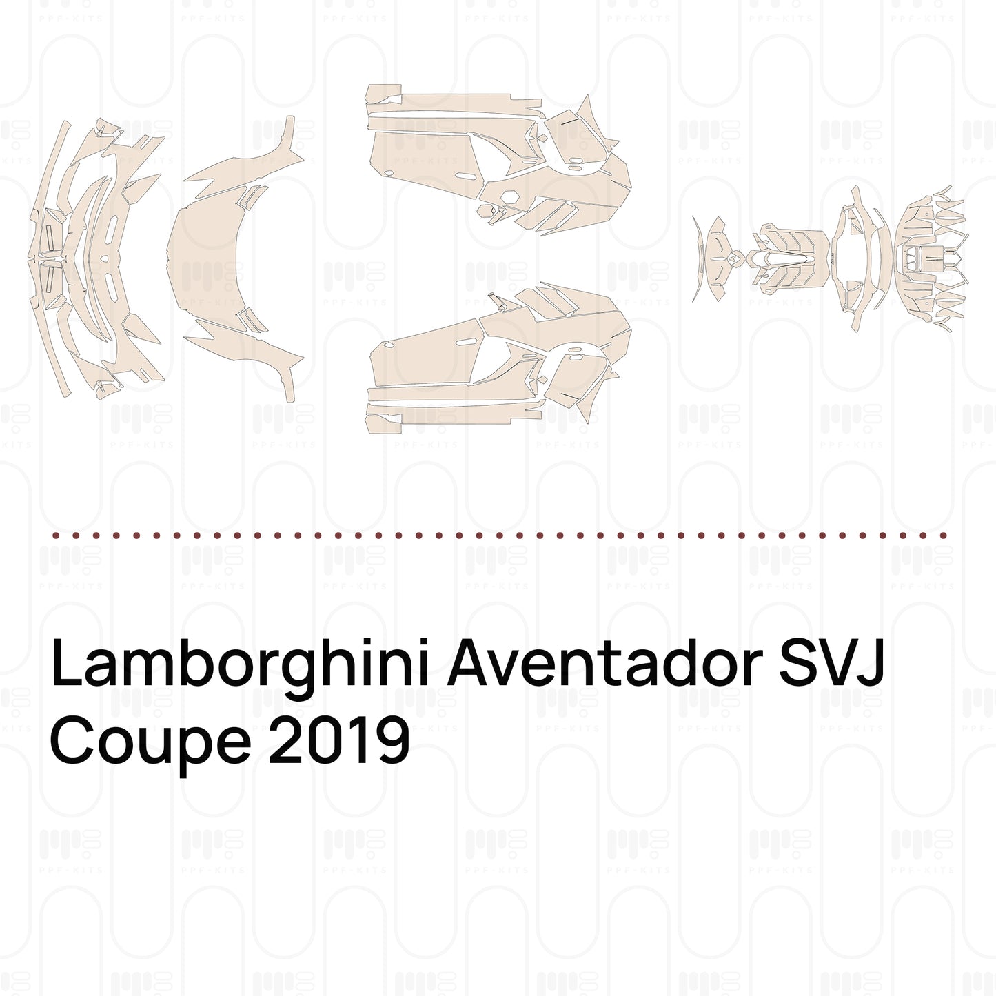 PPF precortado Lamborghini Aventador SVJ Coupe 2019