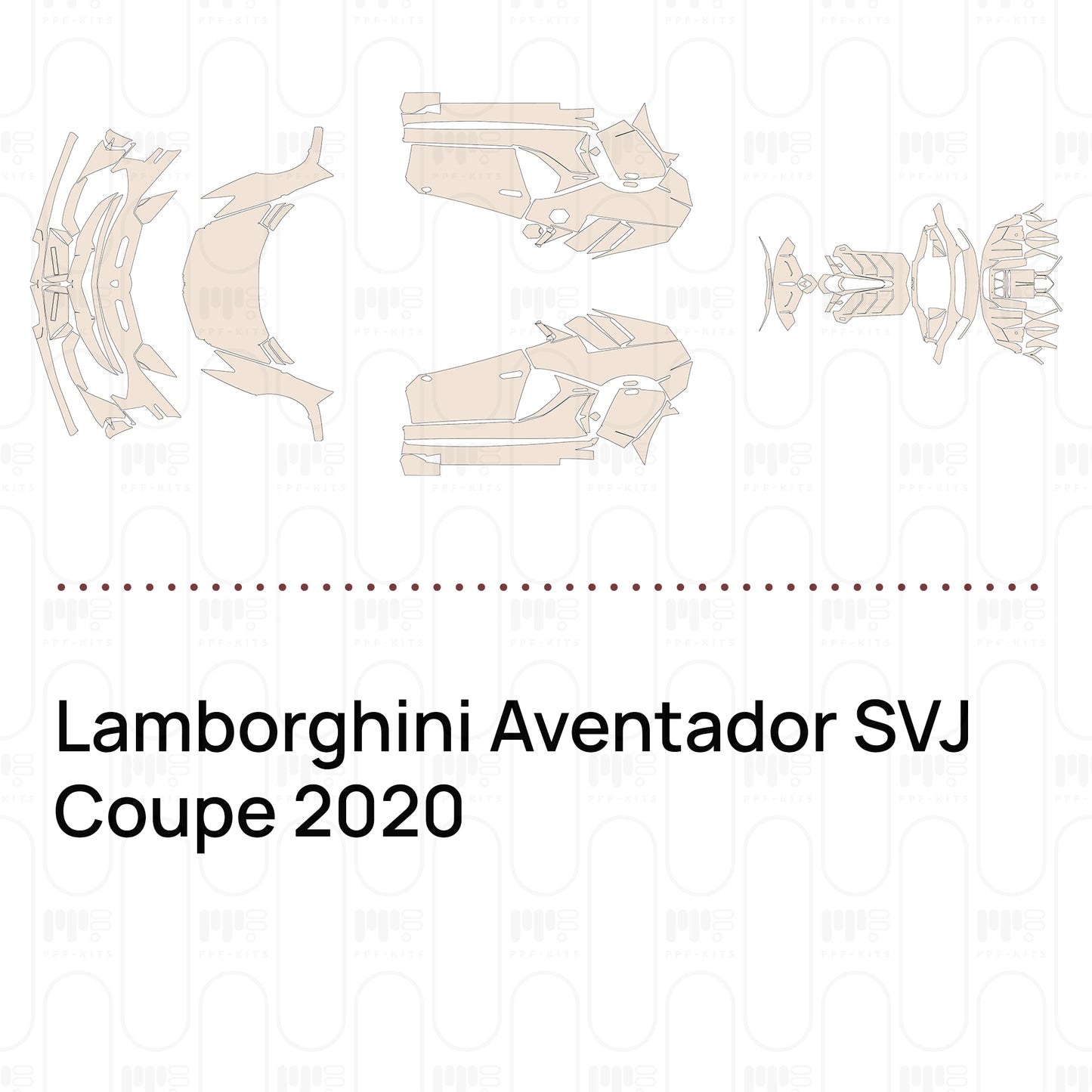 PPF precortado Lamborghini Aventador SVJ Coupe 2020
