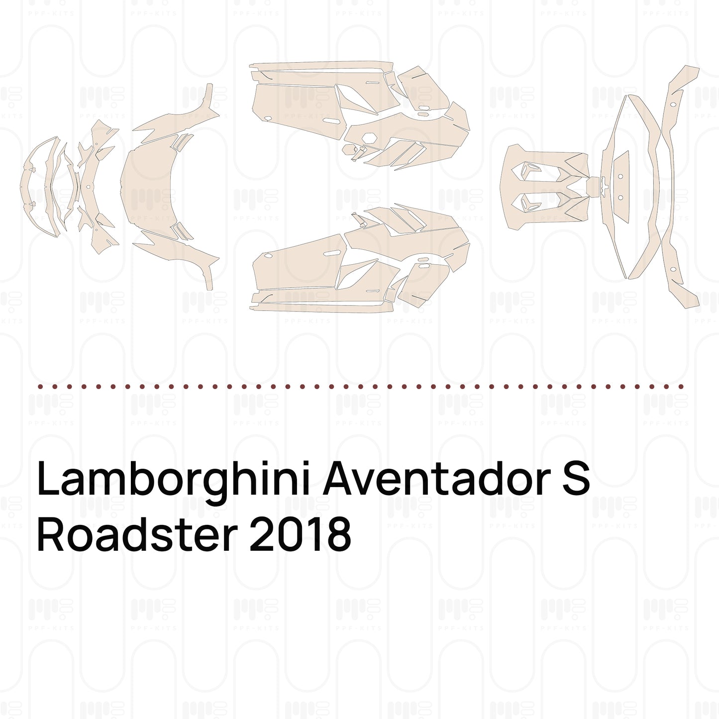 PPF precortado Lamborghini Aventador S Roadster 2018