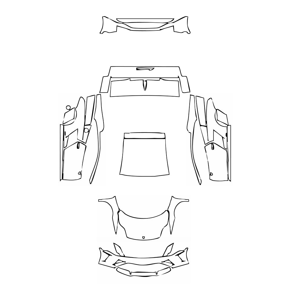 Pre-Cut PPF Lamborghini Gallardo LP 560-4 Coupe 2014 - PPF-Kits
