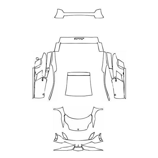 Pre-Cut PPF Lamborghini Gallardo LP 570-4 Superleggera 2012 - PPF-Kits