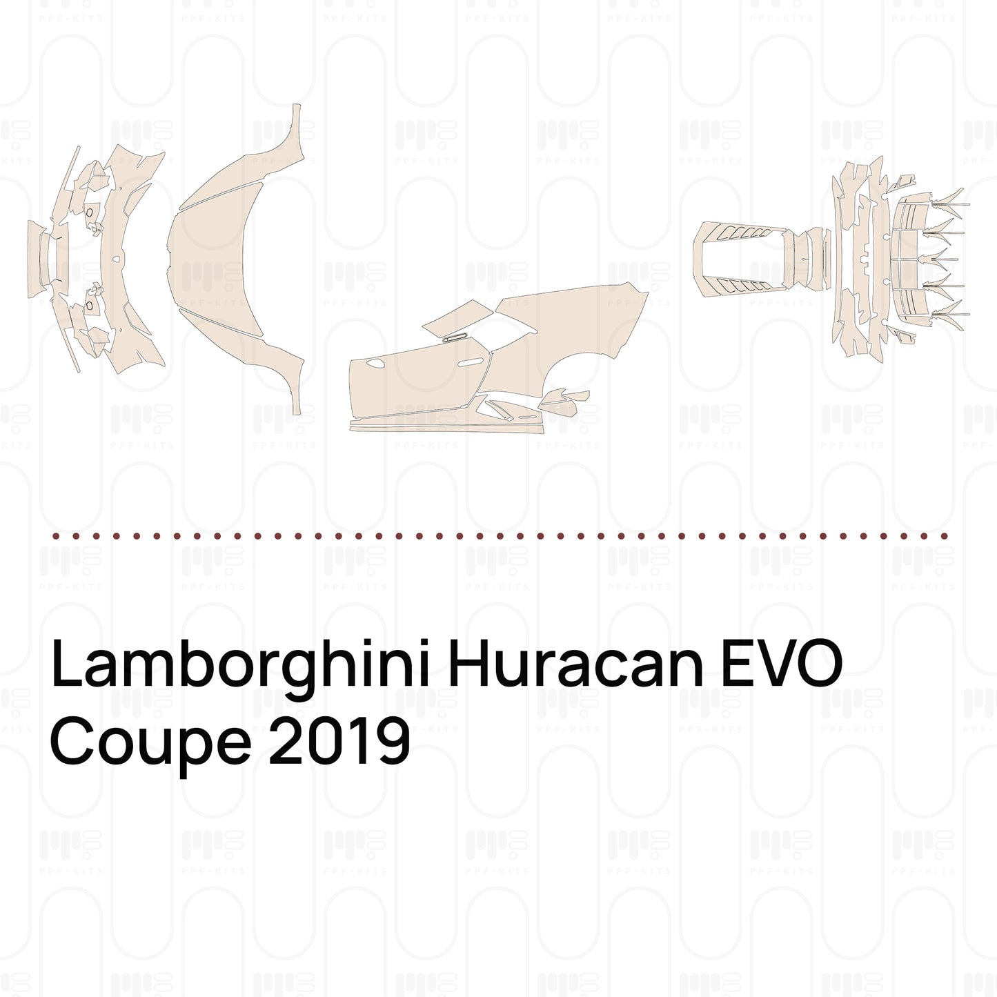 PPF precortado Lamborghini Huracan EVO Coupe 2019