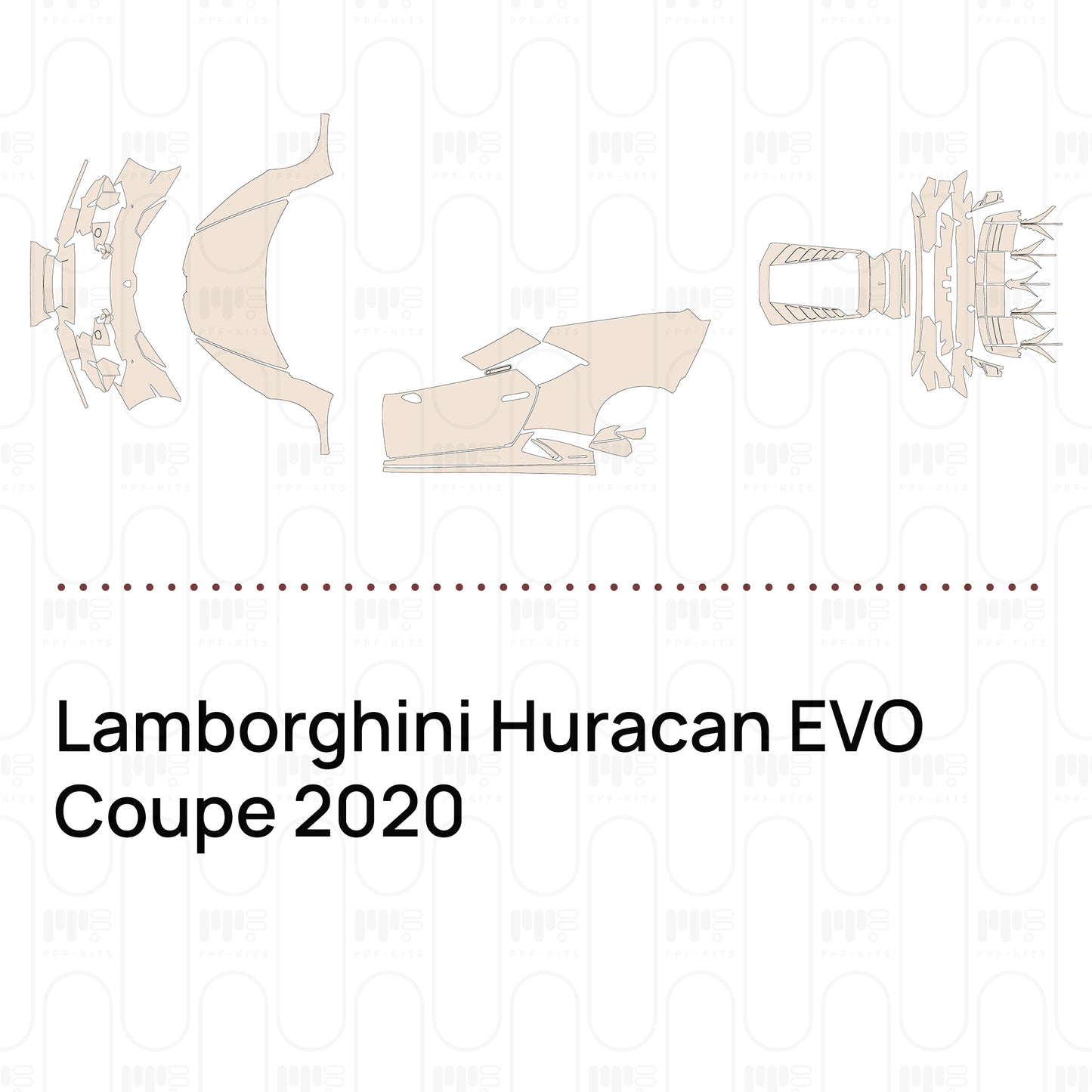 PPF precortado Lamborghini Huracan EVO Coupe 2020