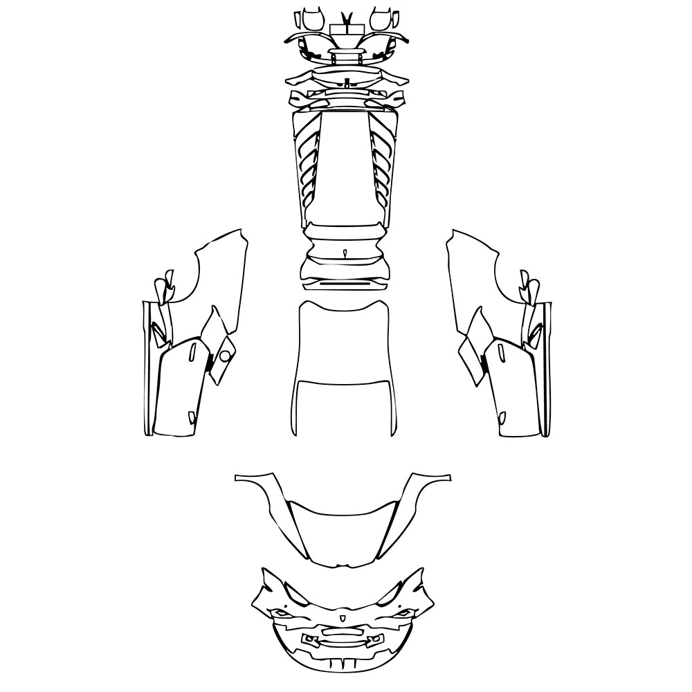 Pre-Cut PPF Lamborghini Huracan Huracan EVO RWD Coupe 2021 - PPF-Kits