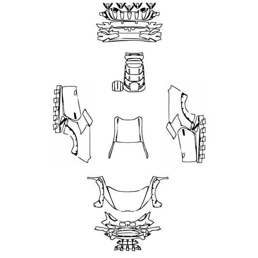 Pre-Cut PPF Lamborghini Huracan Huracan Sterrato 2024 - PPF-Kits