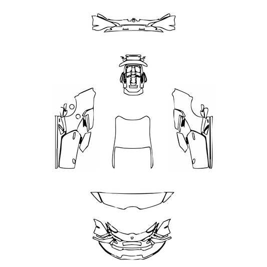 Pre-Cut PPF Lamborghini Huracan Huracan Tecnica 2023 - PPF-Kits