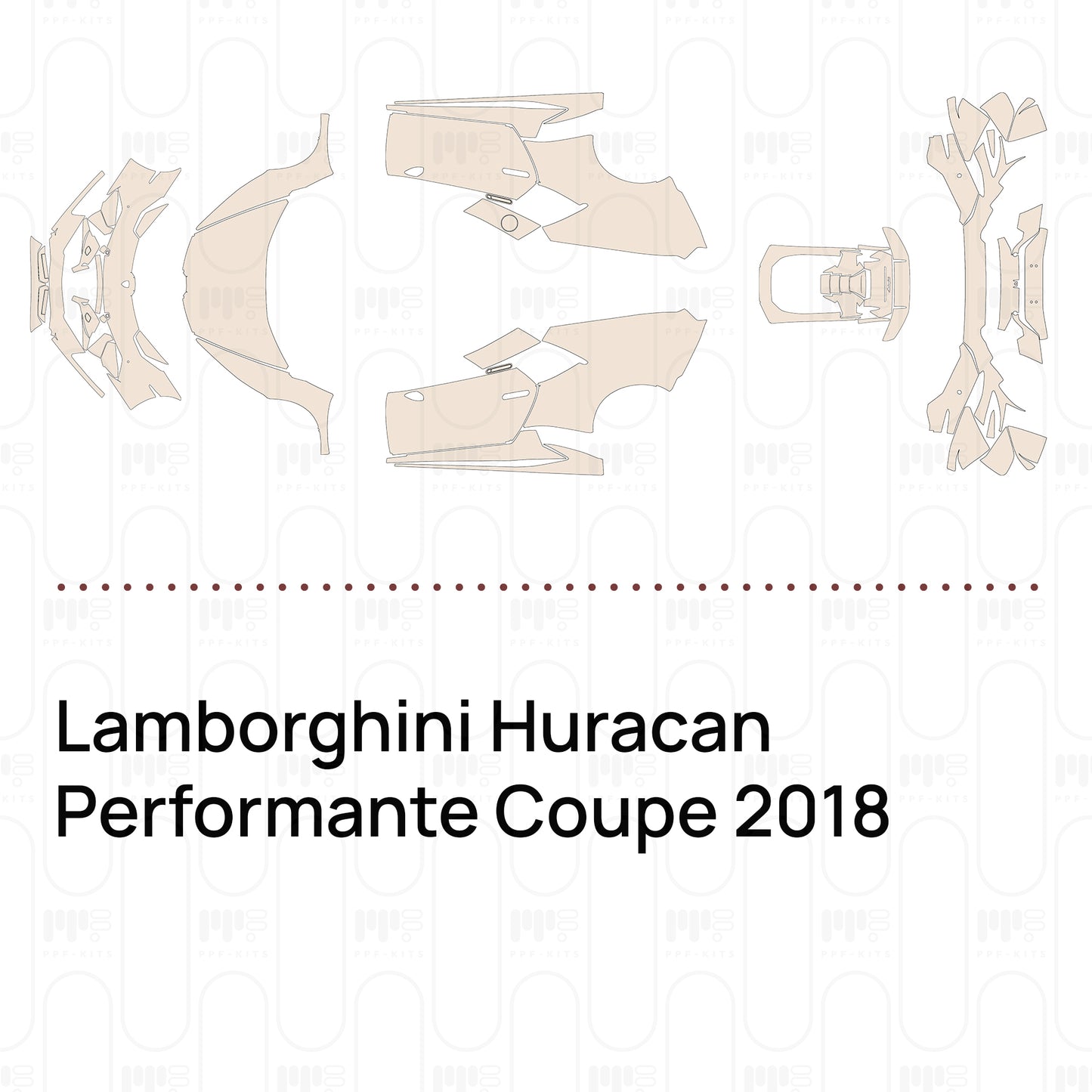 PPF precortado Lamborghini Huracan Performante Coupe 2018