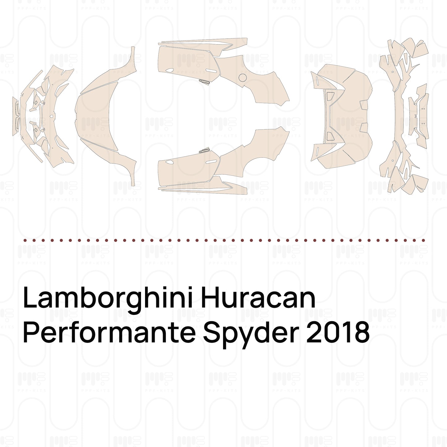 Pre-Cut PPF Lamborghini Huracan Performante Spyder 2018