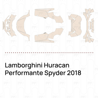 Pre-Cut PPF Lamborghini Huracan Performante Spyder 2018
