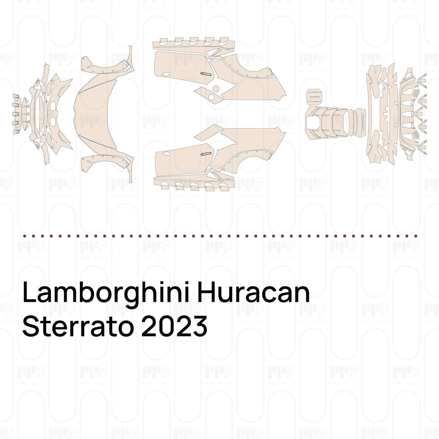 PPF precortado Lamborghini Huracan Sterrato 2023