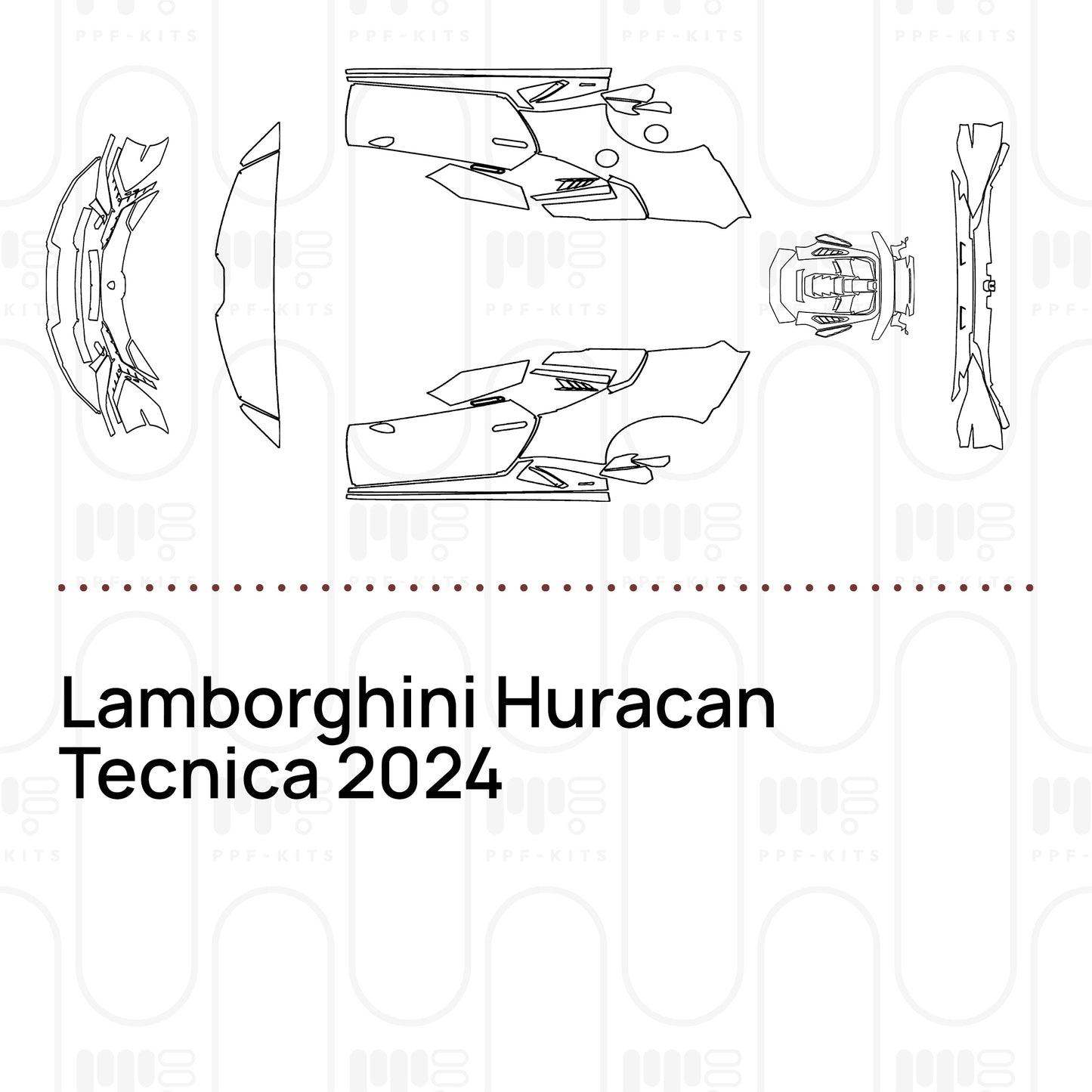 Pre-Cut PPF Lamborghini Huracan Tecnica 2024