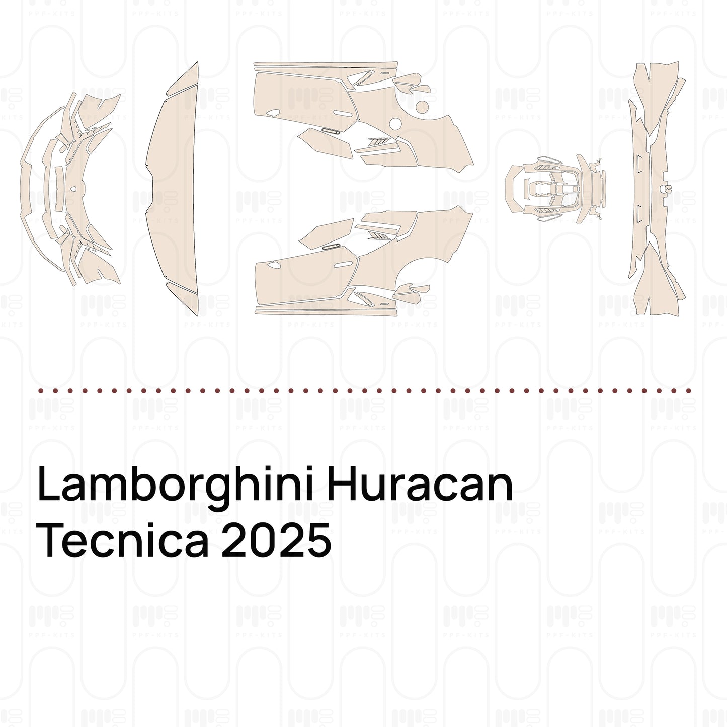 PPF precortado Lamborghini Huracan Tecnica 2025