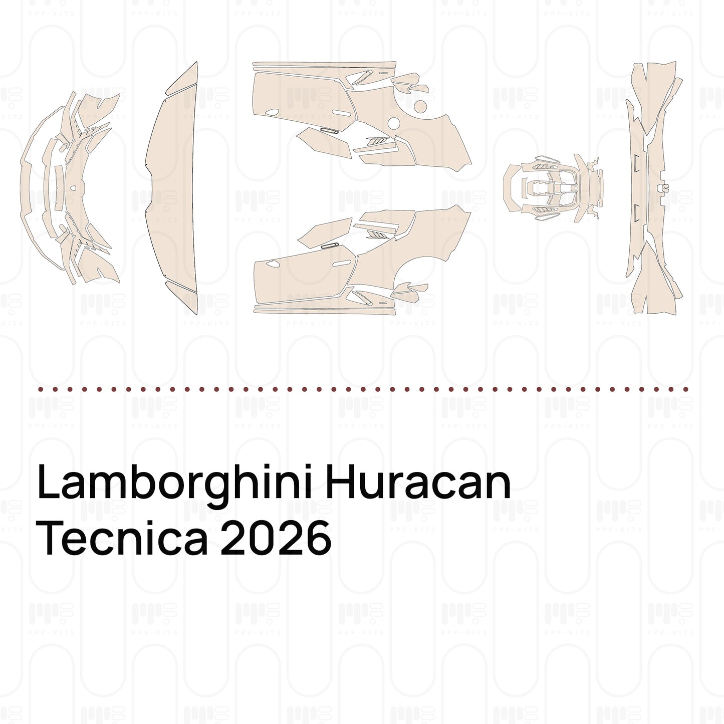 PPF precortado Lamborghini Huracan Tecnica 2026