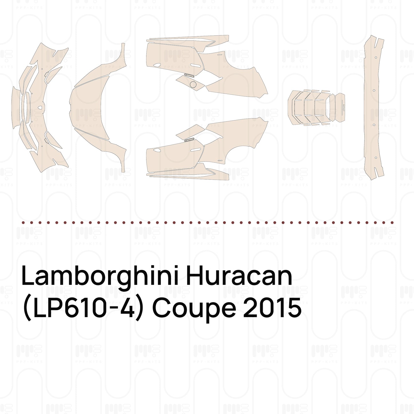 Pre-Cut PPF Lamborghini Huracan (LP610-4) Coupe 2015