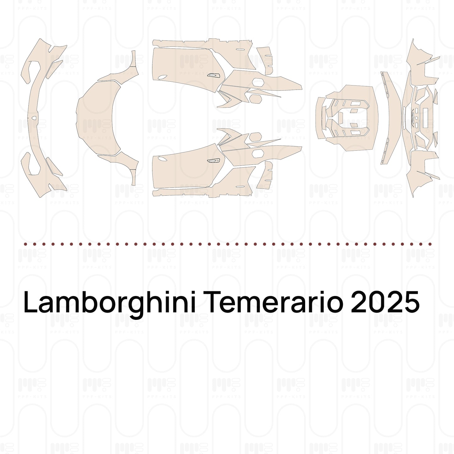 Pre-Cut PPF Lamborghini Temerario 2025