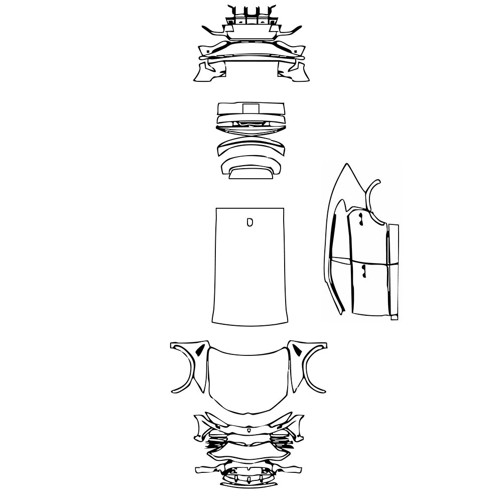 Pre-Cut PPF Lamborghini Urus Base 2021 - PPF-Kits