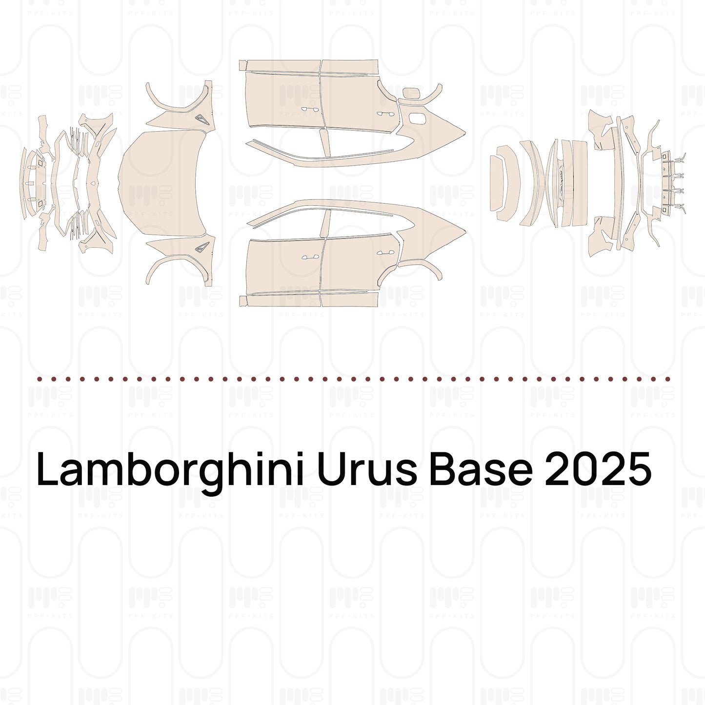 Pre-Cut PPF Lamborghini Urus Base 2025