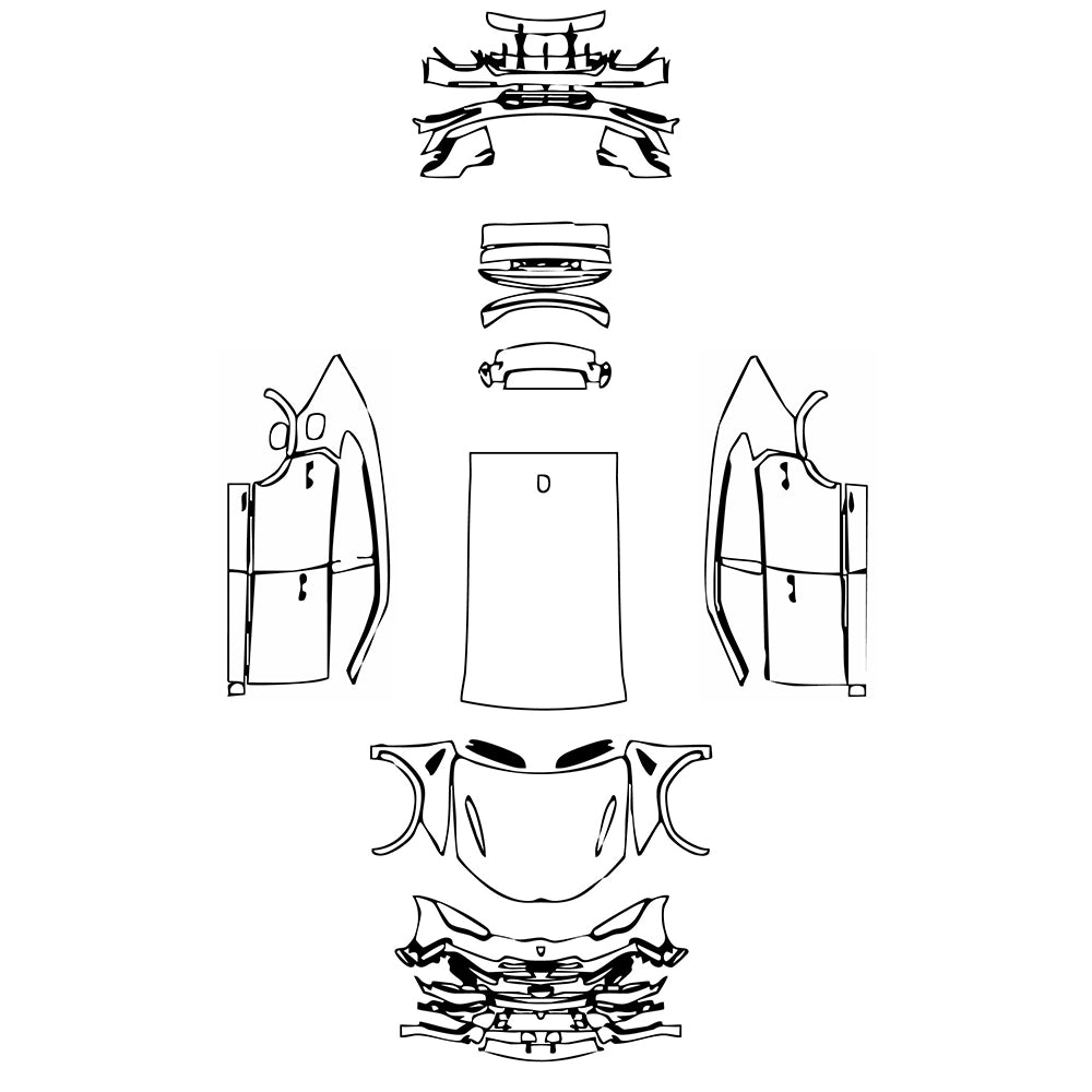 Pre-Cut PPF Lamborghini Urus Performante 2024 - PPF-Kits