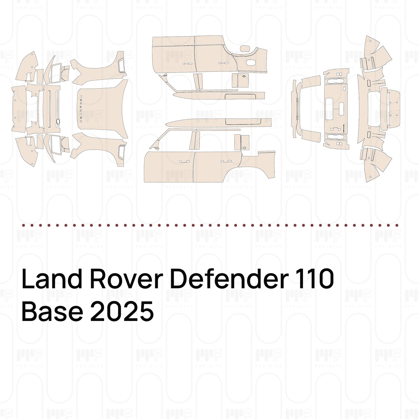 PPF precortado Land Rover Defender 110 Base 2025