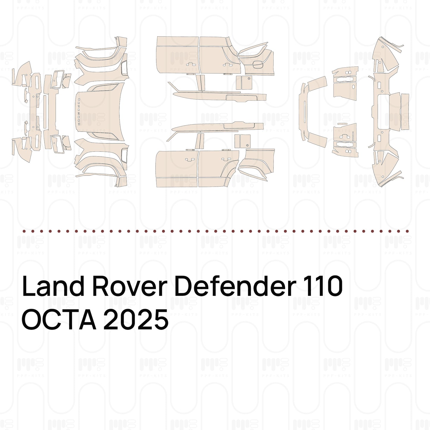 PPF precortado Land Rover Defender 110 OCTA 2025