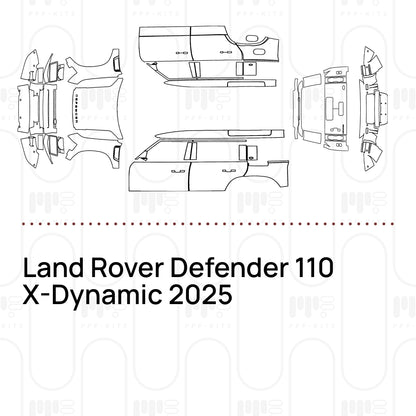 Pre-Cut PPF Land Rover Defender 110 X-Dynamic 2025
