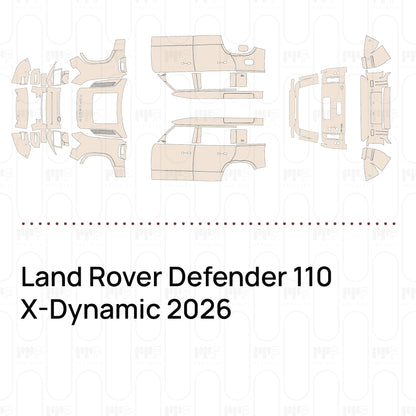 PPF precortado Land Rover Defender 110 X-Dynamic 2026