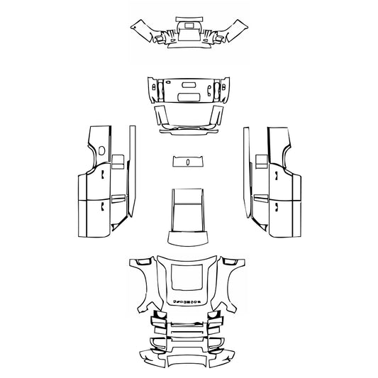 Pre-Cut PPF Land Rover Defender 130 base 2025 - PPF-Kits