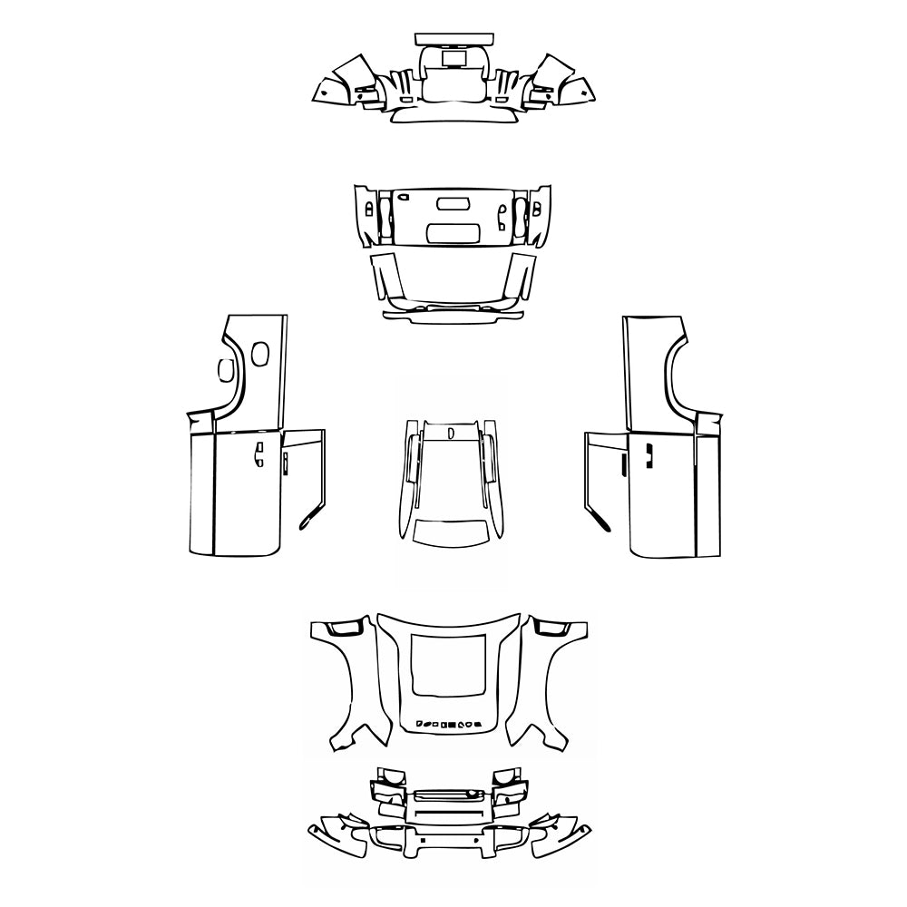 Pre-Cut PPF Land Rover Defender 90 Base 2022 - PPF-Kits