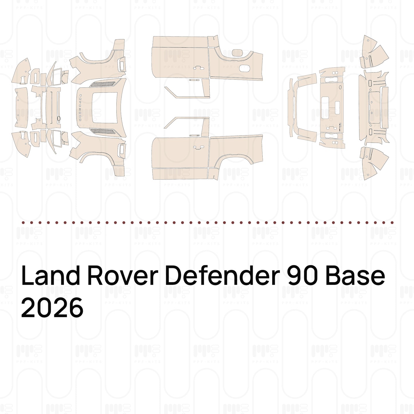 PPF precortado Land Rover Defender 90 Base 2026