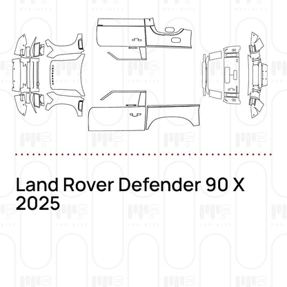 Pre-Cut PPF Land Rover Defender 90 X 2025