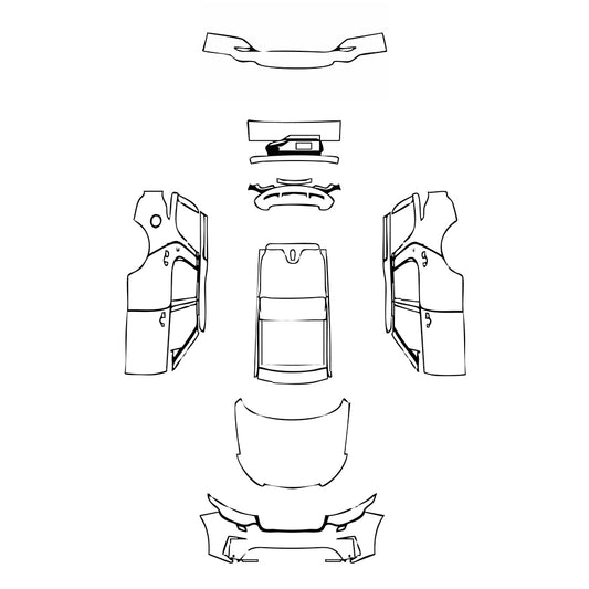 Pre-Cut PPF Land Rover Discovery Discovery 5 S 2024 - PPF-Kits