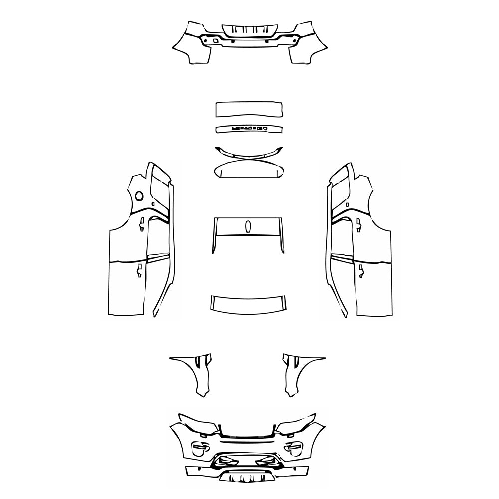 Pre-Cut PPF Land Rover Discovery Sport R-Dynamic 2016 - PPF-Kits