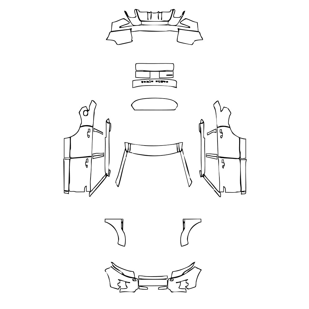 Pre-Cut PPF Land Rover Range Rover Evoque 5 Doors Base 2014 - PPF-Kits