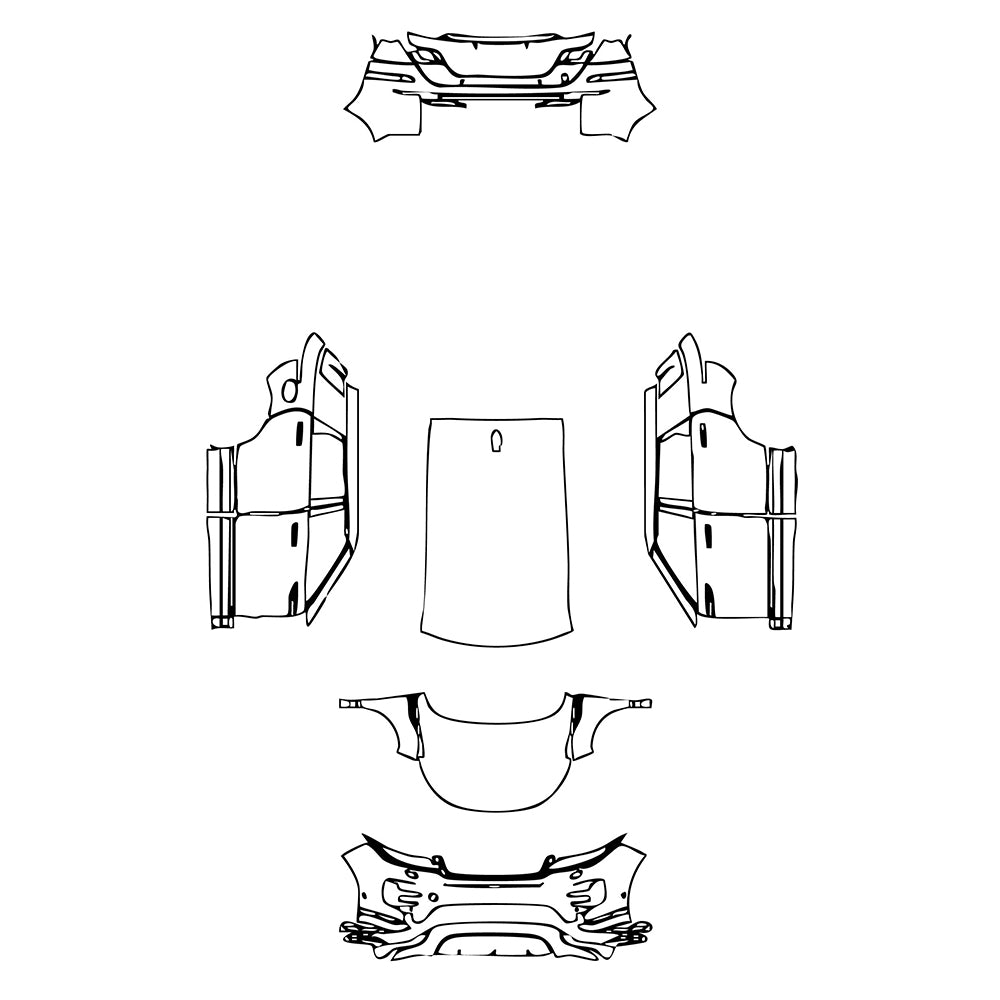 Pre-Cut PPF Land Rover Range Rover Evoque 5 Doors R-Dynamic 2022 - PPF-Kits