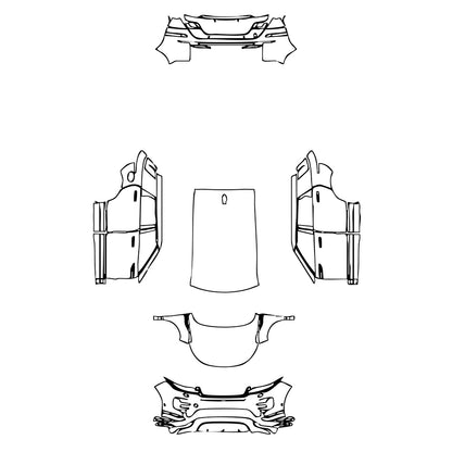 Pre-Cut PPF Land Rover Range Rover Evoque 5 Doors R-Dynamic 2024 - PPF-Kits